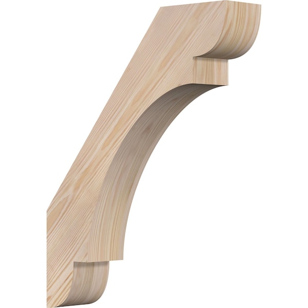 Ekena Millwork 3 1/2"W x 16"D x 20"H Olympic Smooth Knee Brace, Douglas Fir BRC04X16X20OLY00SDF - main